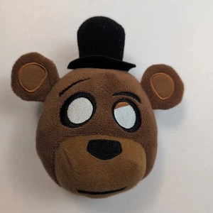 Freddy Fazbear MYMOJI Plush 5 Nights At Freddy's Emoji 6" Funko Bear Head 2016 - Picture 1 of 11