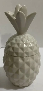 CERAMIC, PINEAPPLE SHAPED CANDLE, 7.25" TALL, 4" WIDE - Picture 1 of 2