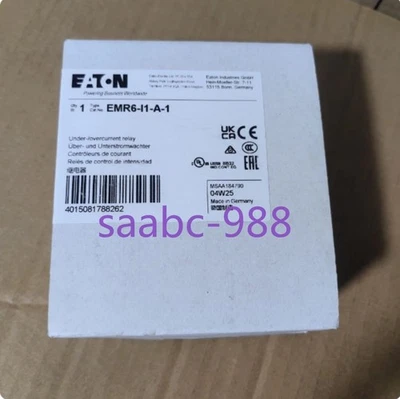 1PCS NEW EATON MOLELLER EMR6-I1-A-1 series high-performance monitoring relay - Image 1 of 3