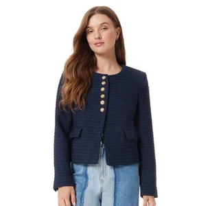 Sam Edelman Women’s Navy Olive Blazer size Medium NWT - Picture 1 of 12