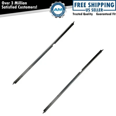 Front Outer Window Felt Sweeps Left & Right Pair Set for 81-88 Chevy Monte Carlo Foto 1 de 4