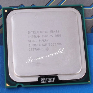 100% OK SPAPL SLB9J Intel Core 2 Duo E8400 3 GHz Dual-Core Processor CPU - Picture 1 of 1