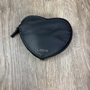 SCHWARZE LODIS MINI LEDER TASCHE ACCESSOIRE MÜNZBÖRSE - Gürtelschlaufe - Bild 1 von 4