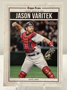 2025 Topps MLB Tokyo Series #HB-13 Jason Varitek Topps News Boston Red Sox - Picture 1 of 2