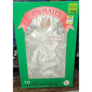Animated White Angel Head Arms Wings move in Unison 14" approximately 5.5' cord - Picture 1 of 11
