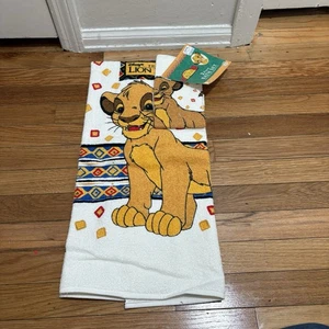 Vintage Disney König der Löwen Badetuch und Waschlappen Set - Bild 1 von 3