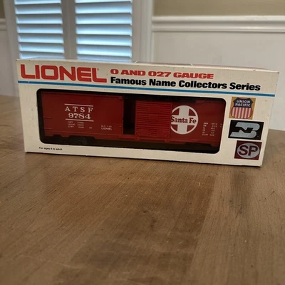 Vintage Lionel Santa Fe Box Car O 027 Gauge 6-9784 ATSF 9784 Train NIB Collector - Image 1 of 4