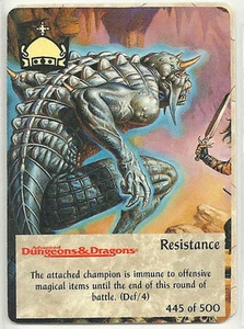 Spellfire 4th Edition Card M/NM 445/500 Resistance - Picture 1 of 1