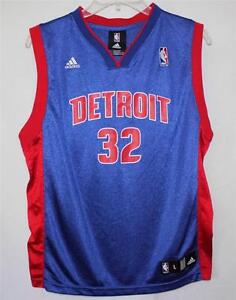 Vtg Detroit Pistons Hamilton Jersey Adidas NBA Basketball Shirt Top Tank 32 L