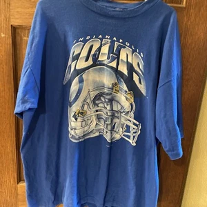 Vintage 1995 Salem Indianapolis Colts Helmet Graphic XXL T-Shirt NFL Football - Picture 1 of 3