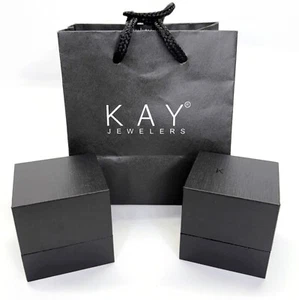 Cajas de pendientes vacías y bolsa de regalo Kay Jewelers - Imagen 1 de 7