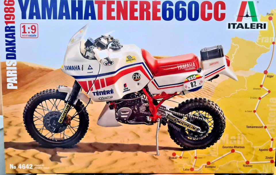 Italeri - 1/9 Yamaha Tènèrè 660cc Paris Dakar 1986