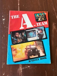 Vintage 1983 THE A-TEAM Action Activity Book - Brand New No Writing - Mr T - Picture 1 of 5