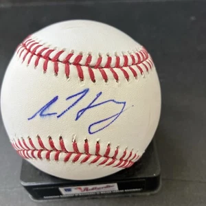 ADAM HASELEY SIGNED MLB BASEBALL - Picture 1 of 5
