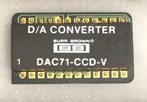 DAC71-CCD-V BB Burr Brown D/A Digital-Analog Converter DAC Ceramic Gold DIP24 IC - Picture 1 of 2