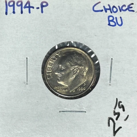 1994-P ROOSEVELT DIME ~ CH/BU ~BEAUTIFUL COIN~ Cover