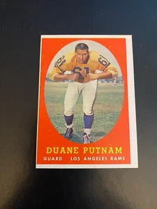 1958 TOPPS FOOTBALL #55 DUANE PUTNAM!! $1 SHIPPING!! - Picture 1 of 2