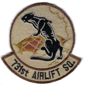 PATCH USAF 731ST AIRLIFT SQ PETERSON SFB DB-14 - Foto 1 di 1