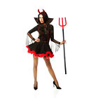 drietand duivel - feestaccessoire - 113 cm - duivelsvork rood - carnaval - vork