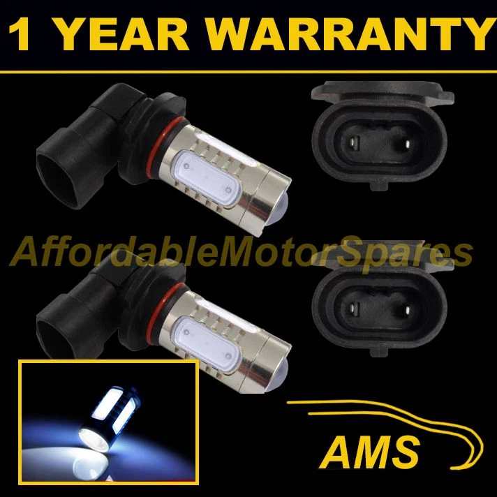 2X H11 WHITE LED FRONT MAIN HIGH BEAM LIGHT BULBS HIGH POWER XENON MB501801 - Image 1 of 1