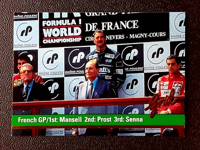 MANSELL / ALAIN PROST /AYRTON SENNA 1992 GRID FORMULA ONE (F1 RACING) #106 67735 - Image 1 of 2