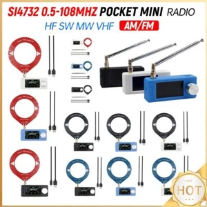 Portable SI4732 0.5-108mhz Pocket Radio All Band Radio Receiver - Zdjęcie 1 z 21