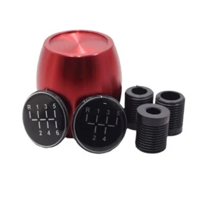 5 &6 Speed Car Aluminum Manual Stick Gear Shift Knob Head Gear Lever Handball R - Picture 1 of 6