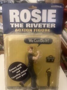 WWII Rosie The Riveter Action Figure Accoutrements 2003 NIB! Never opened!