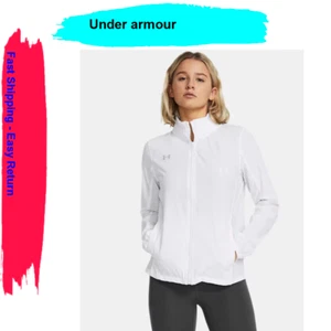 Under Armour Squad 3.0 Aufwärmjacke mit durchgehendem Reißverschluss für Damen – Large - Bild 1 von 5