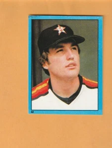 Pegatinas Topps Terry Puhl Houston Astros 1982 #42 13M - Imagen 1 de 2