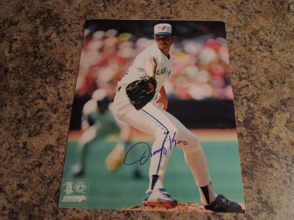 JIMMY KEY SIGNED 8 X 10 PHOTO Toronto Blue Jays W/COA (B) - Image 1 of 2