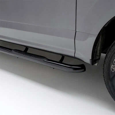 ARIES 202009 3" Round Black Steel Side Bars for Select Toyota Tacoma Foto 1 de 4