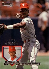 1995 Donruss Texas Rangers Baseball Card #153 Esteban Beltre