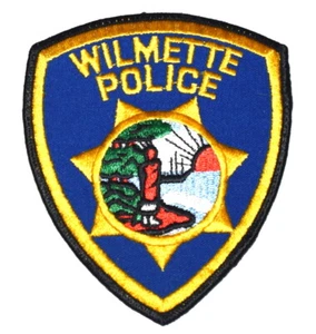 WILMETTE ILLINOIS IL Sheriff Police Patch INDIAN NATIVE AMERICAN VINTAGE OLD MES - Picture 1 of 2