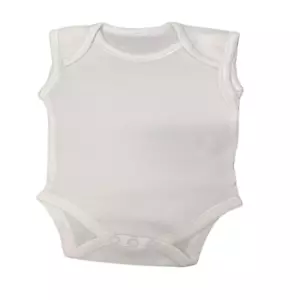 Chalecos blancos sin mangas para bebé - Body para bebé - Recién nacido hasta 3-6 meses - Imagen 1 de 3