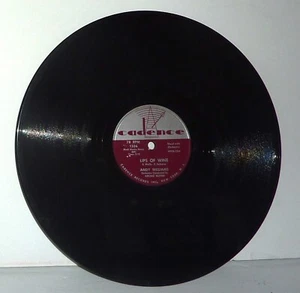 10" 78 RPM SHELLAC RECORD by ANDY WILLIAMS "LIPS OF WINE" (1957) POP / CADENCE - Picture 1 of 2