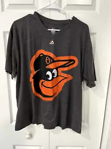 Camiseta Majestic Weathered Baltimore Orioles Gris Oscuro XL - Poco Usada - Imagen 1 de 2