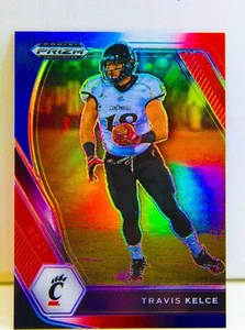 Travis Kelce 2021 Prizm Draft Picks Football Red White Blue Refractor Card #46 - Picture 1 of 5