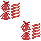 2 Sets Christmas Candy Favors Xmas Party Faovrs Holiday Bag Box