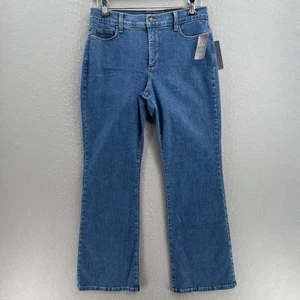 Pantalones de mezclilla NYDJ para mujer 12P Bootcut lavado medio tecnología Lift Tuck adelgazantes - Imagen 1 de 13