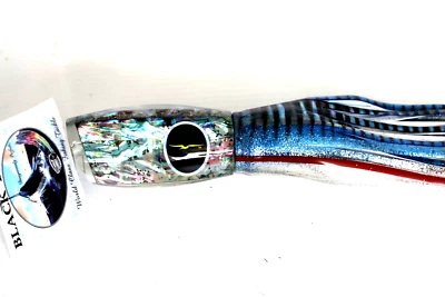 Black Bart Brazilliano Big Game Trolling Lure Heavy Tackle - PAUA / AZUL BLANCO Foto 1 de 4