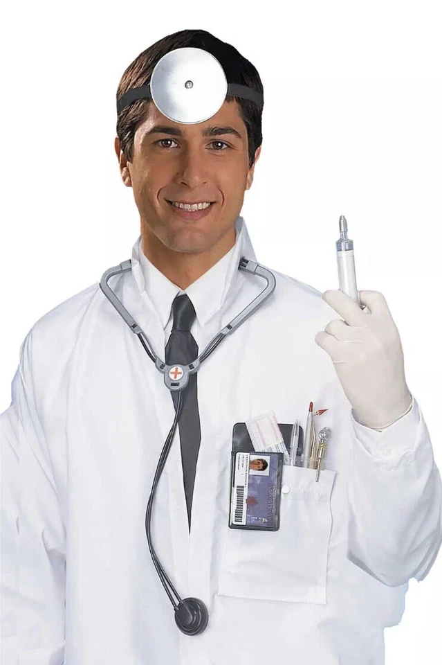 Disfraz de médico abrigo de laboratorio Foto 1 de 1