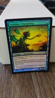 MOTHDUST CHANGELING Magic the Gathering MTG 2008 Foil Trading Card 42/150 TCG - Image 1 of 2
