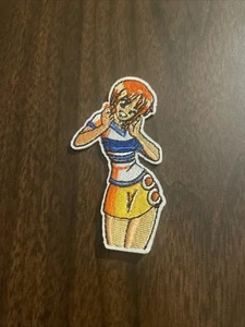 Nami pezzo unico anime logo in paglia ricamato ferro su toppa - Foto 1 di 3