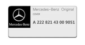 Mercedes Benz A 222 821 43 00 Beige Cover Innenspiegel - Bild 1 von 8