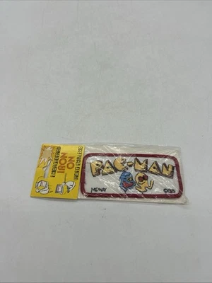 Rare Vintage 1981 MIDWAY PAC-MAN Embroidered Patch in Original Package - Image 1 of 4
