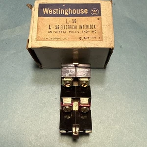 L-56 ELECTRICAL INTERLOCK Universal Poles 1NO-1NC NOS￼ - Picture 1 of 10