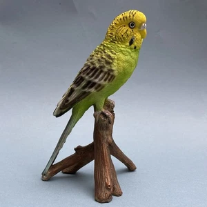 Hotant lebensechte wetterfeste Outdoor Garten gelb grün exotische Wellensittich Figur - Bild 1 von 7