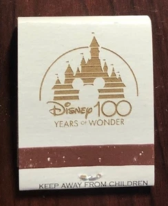 DISNEY 100th Anniversary Matchbook - Picture 1 of 1