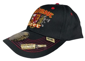 Kneadmoor Beer Pop-a-Top 2 Beer Hat Bottle Opener NWT Black Embroidered Front - Picture 1 of 11